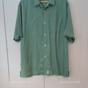 Tommy Bahama Olive Green Button Down Shirt